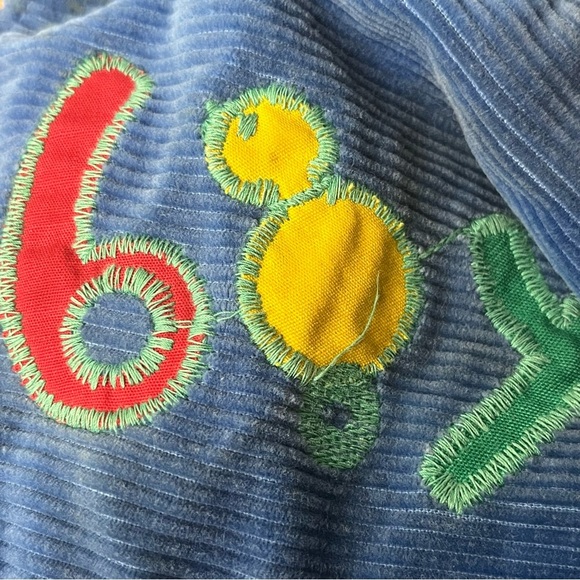 HEALTH TEX VTG 70s 80s Children’s Toddler Overalls Embroidered Zoo Animals 24mo - Picture 5 of 5